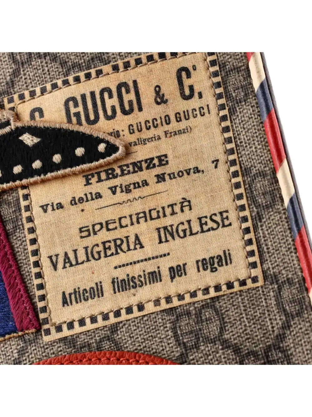 Gucci Courrier Pouch Gg Coated Canvas #340490G11B